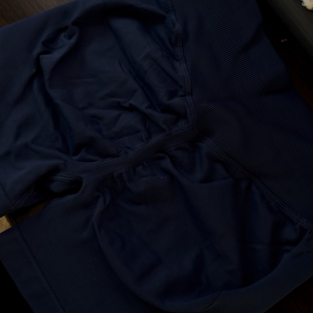 Navy Blue Athletic Shorts